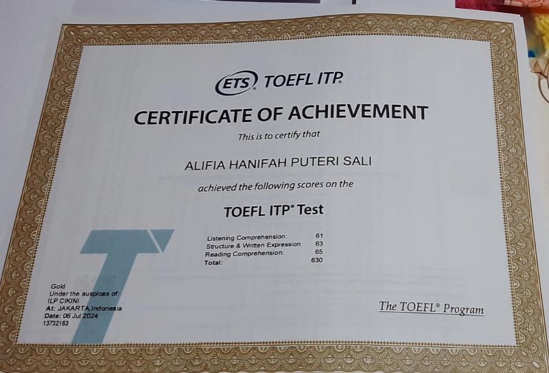 Purchase A Registered TOEFT Certificate